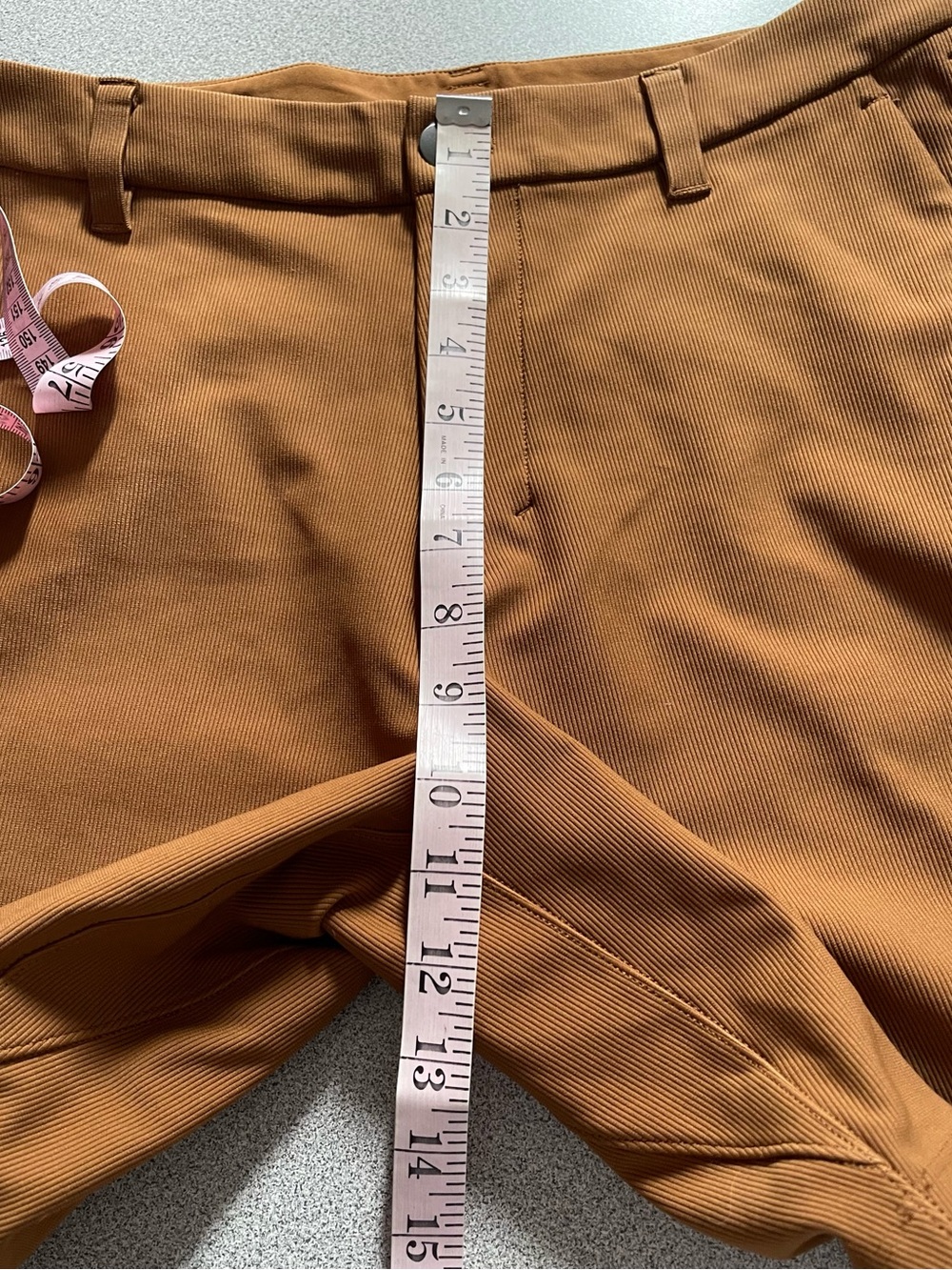 Lululemon Commission Classic Fit Short Cord Copper Brown Size 31 - Picture 8 of 10